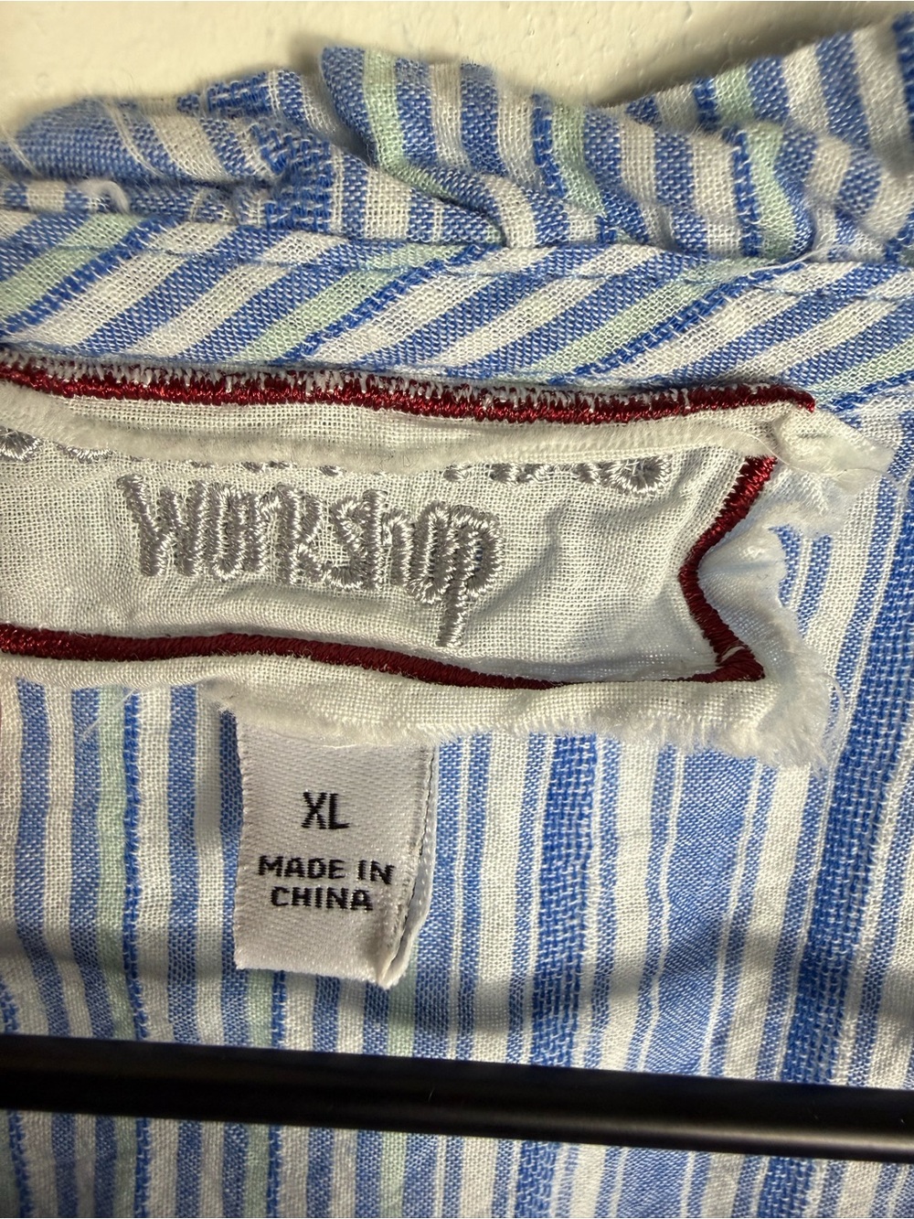 Johnny Was Jeanette Ruffle Sleeve in Aster Stripe - Picture 7 of 10